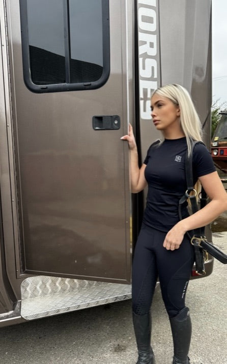Beautiful Black Sports Top